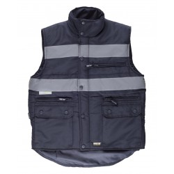 Chaleco acolchado WORKTEAM S3207 con cintas reflectantes
