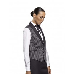 Chaleco camarera MONZA Mod. 775/ Chaleco de rayas